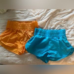 Rue 21 Blue and Orange Shorts